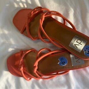 Dolce Vita Women's Orange Strappy Heels